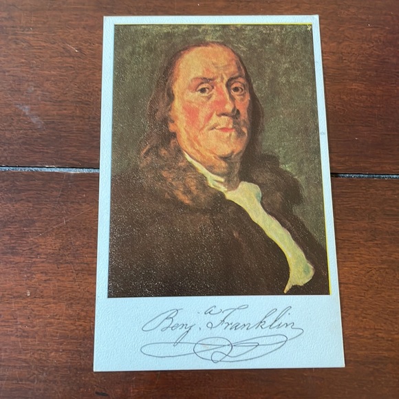 Vintage Independence Hall Postcards of Founding Fathers - Picture 3 of 4